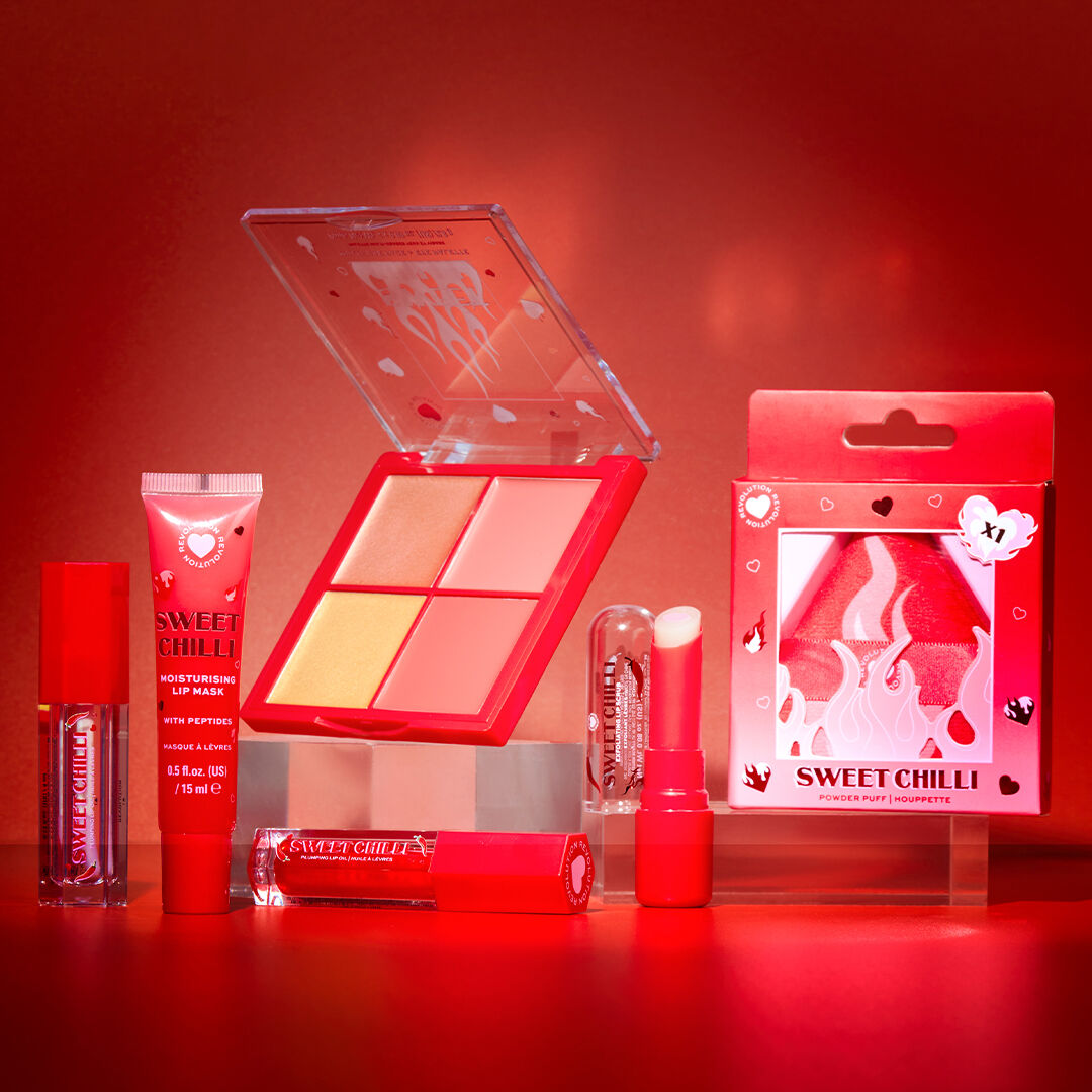 Sweet Chilli Cream Blush & Highlight Quad