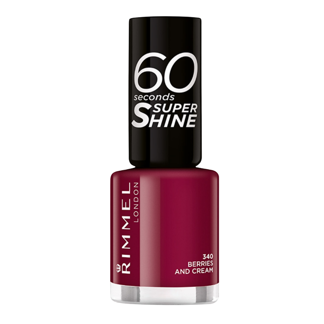 Rimmel 60 Seconds Super Shine Nail Polish 340 Berries And Cream
