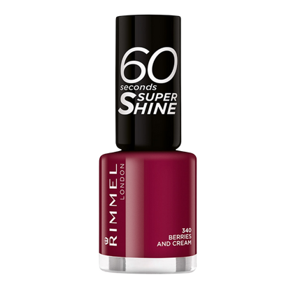 Rimmel 60 Seconds Super Shine Nail Polish 340 Berries And Cream