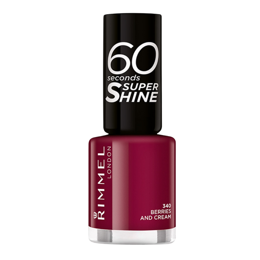Rimmel 60 Seconds Super Shine Nail Polish 340 Berries And Cream