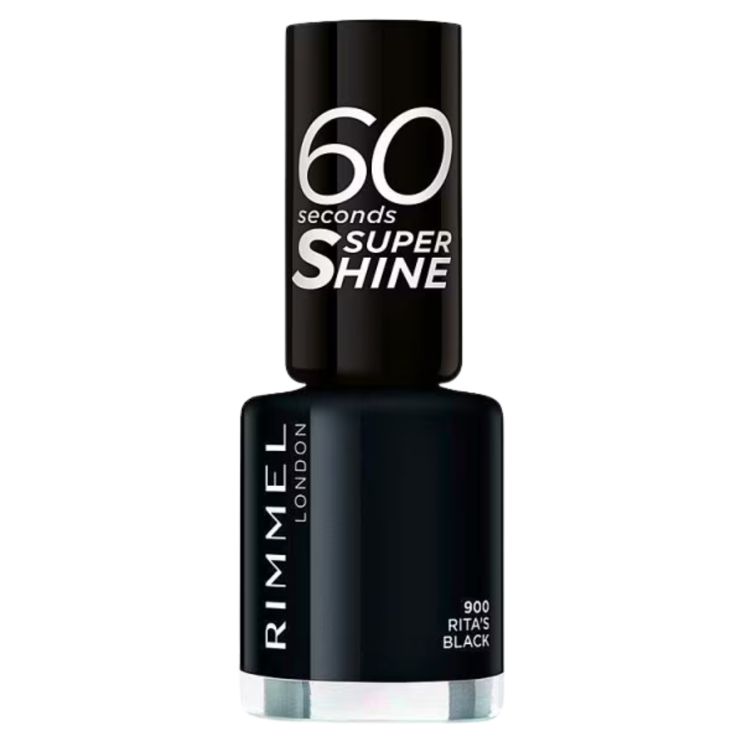 Rimmel 60 Seconds Super Shine Black Nail Polish