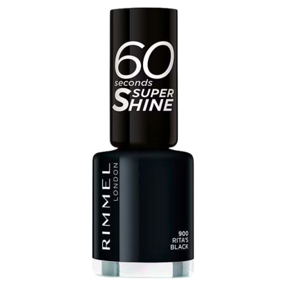 Rimmel 60 Seconds Super Shine Black Nail Polish