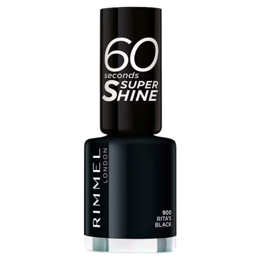 Rimmel 60 Seconds Super Shine Black Nail Polish