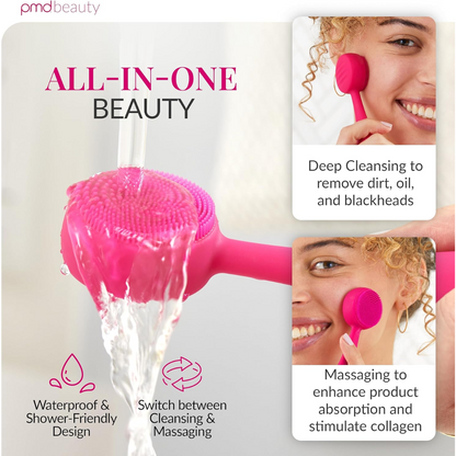 PMD Clean Mini - Smart Facial Cleansing Device - PINK