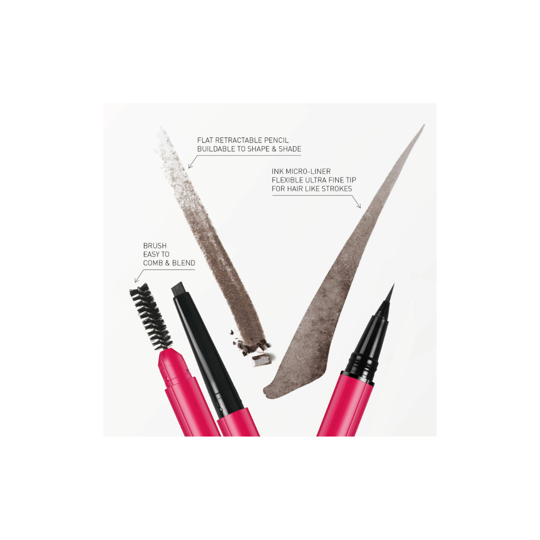 Valentino Brow Trio EyeBrow Liner - Granite 03