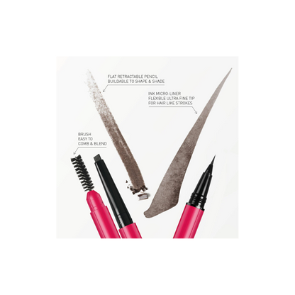 Valentino Brow Trio EyeBrow Liner - Granite 03