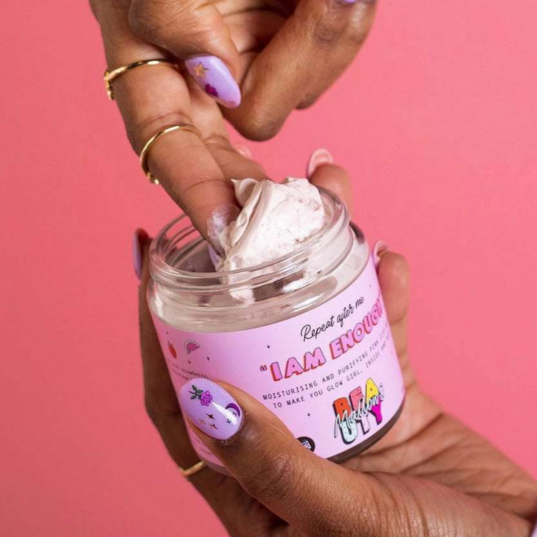 Mallows Beauty Hyaluronic Acid Pink Clay Face Mask