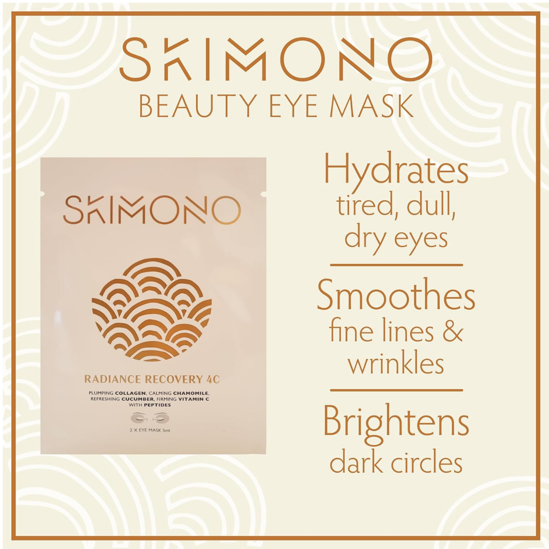 Pack of 2 Skimono Beauty Eye Masks Radiance Recovery
