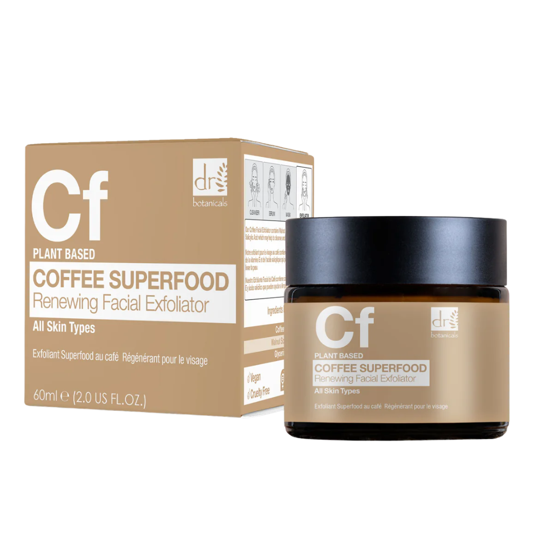 Dr Botanicals Coffee Superfood Renewing Facial Exfoliator