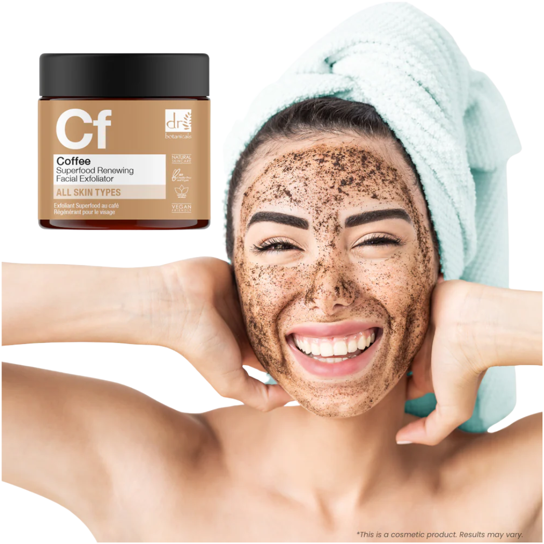 Dr Botanicals Coffee Superfood Renewing Facial Exfoliator