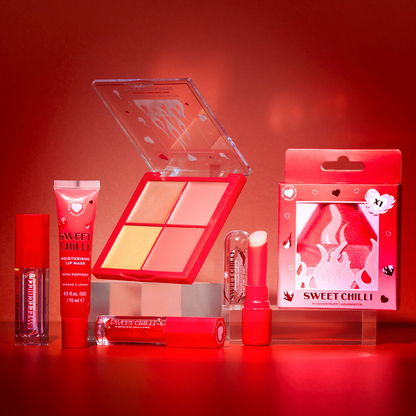 Sweet Chilli Cream Blush & Highlight Quad