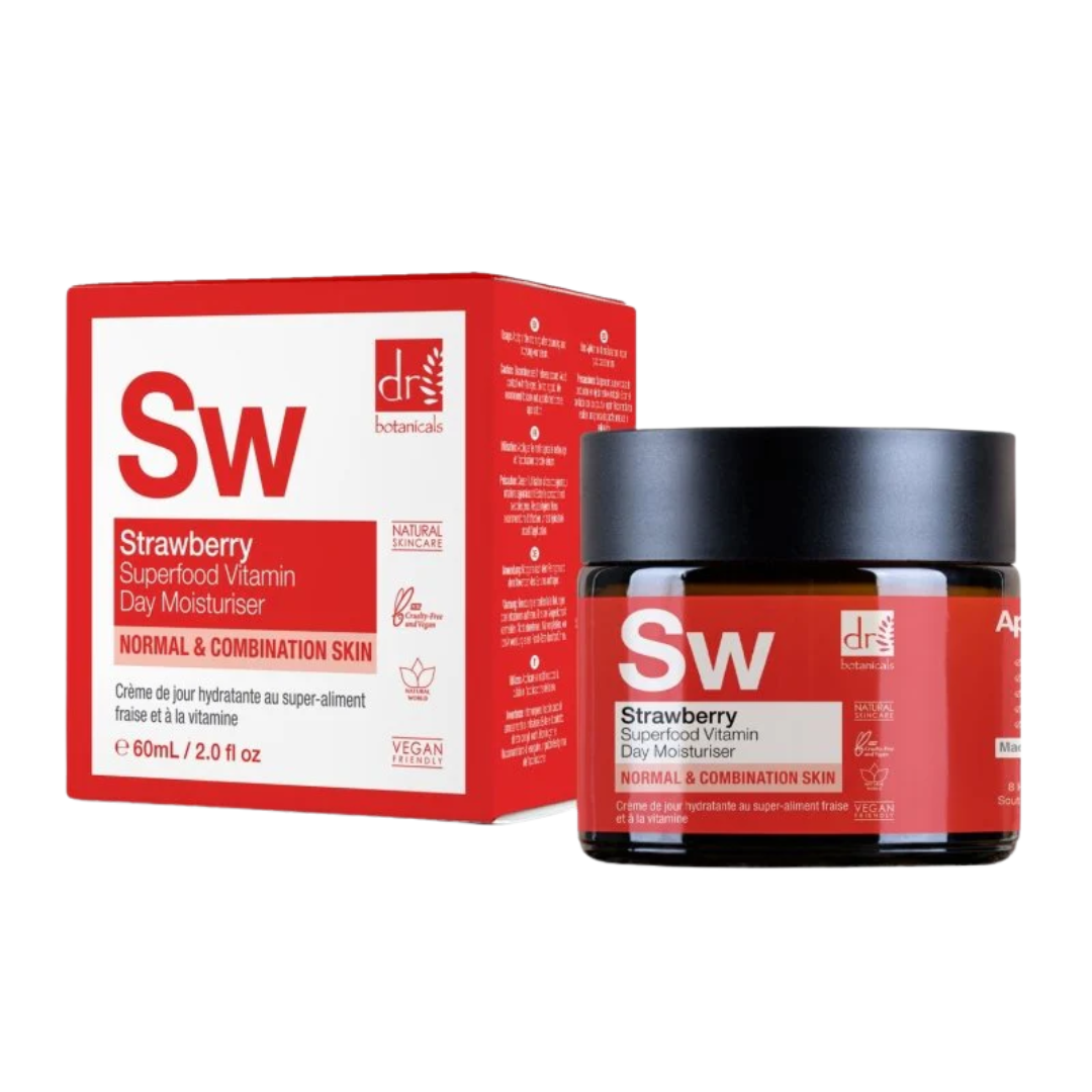 Dr Botanicals Strawberry Superfood Vitamin C Day Moisturiser