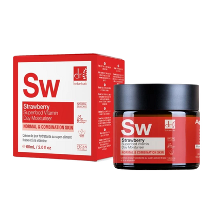 Dr Botanicals Strawberry Superfood Vitamin C Day Moisturiser