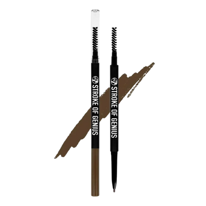 W7 STROKE OF GENIUS MICROBLADE EYEBROW PENCIL - DARK BROWN