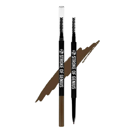 W7 STROKE OF GENIUS MICROBLADE EYEBROW PENCIL - DARK BROWN