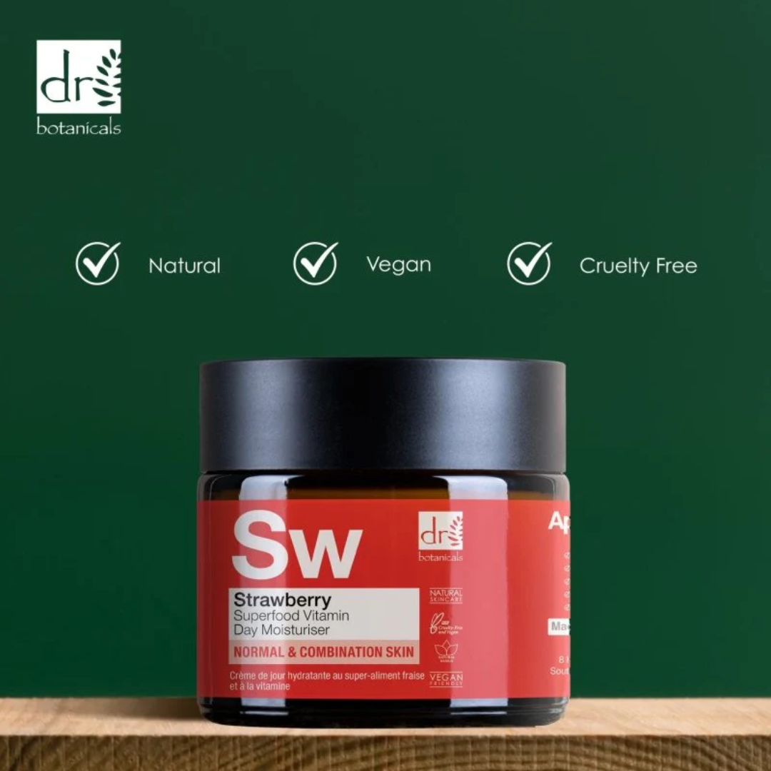 Dr Botanicals Strawberry Superfood Vitamin C Day Moisturiser