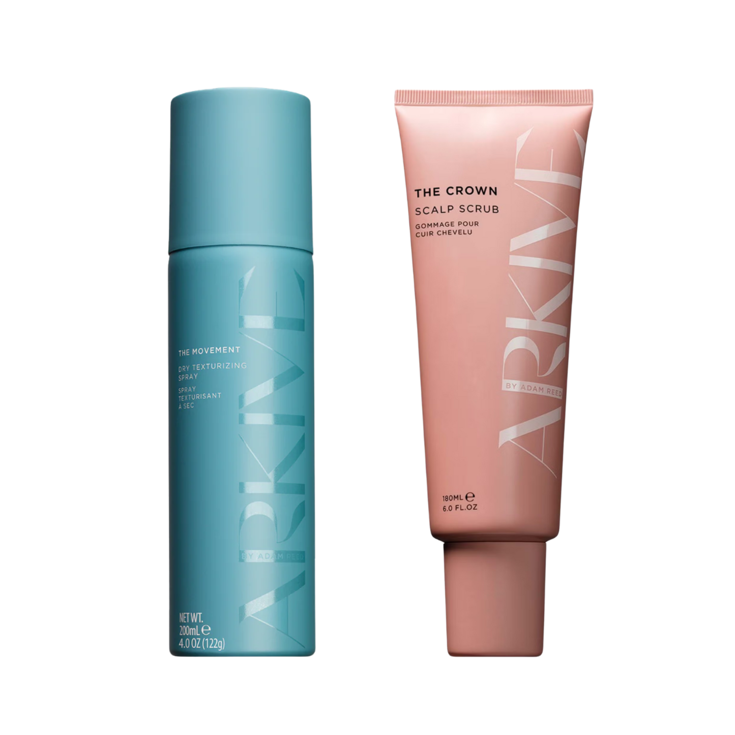 The Arkive Crown Scalp Scrub & Dry Texturizing Spray Set